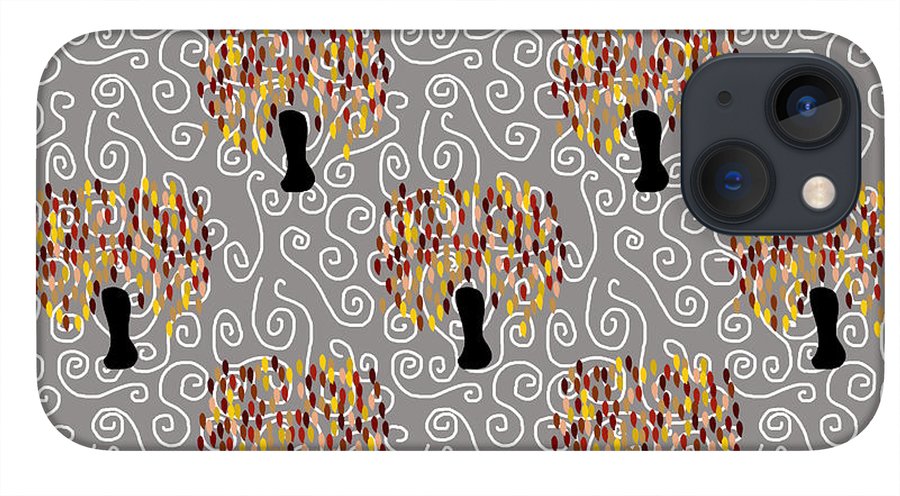 Fall Tree Pattern - Phone Case