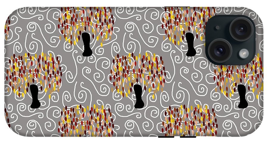 Fall Tree Pattern - Phone Case
