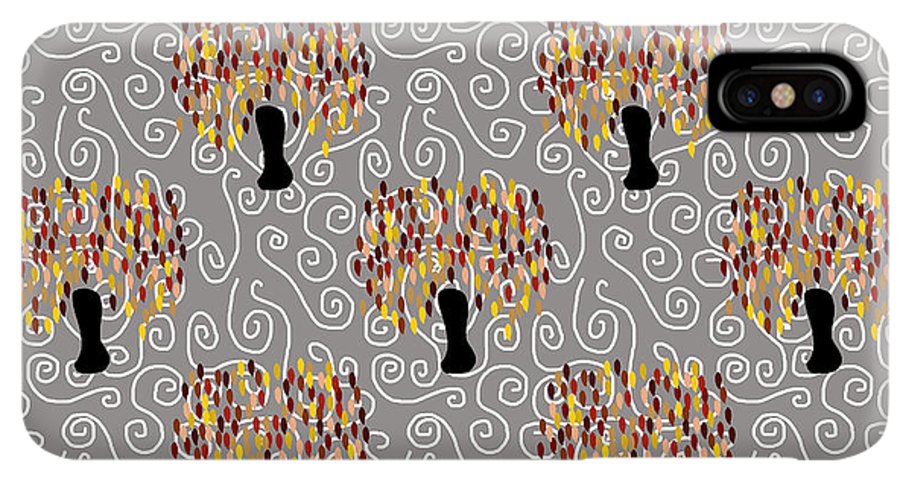 Fall Tree Pattern - Phone Case