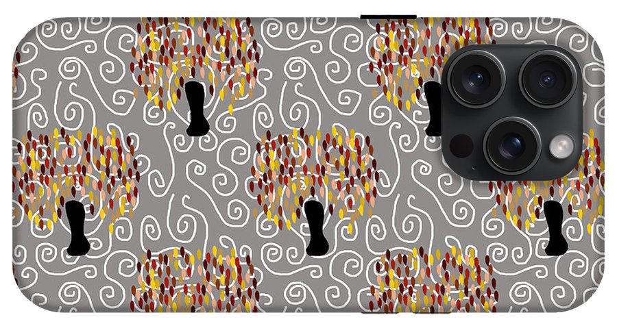 Fall Tree Pattern - Phone Case