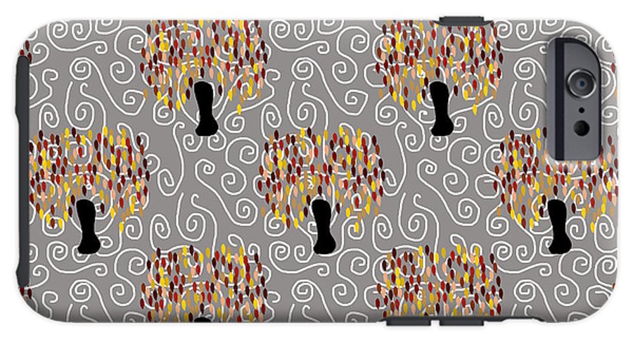 Fall Tree Pattern - Phone Case
