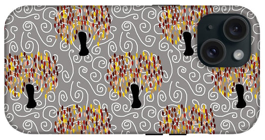 Fall Tree Pattern - Phone Case