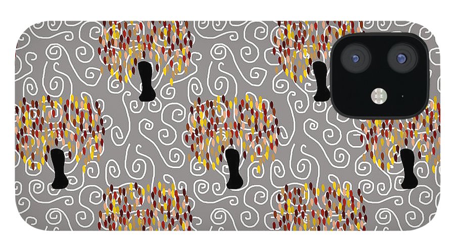 Fall Tree Pattern - Phone Case