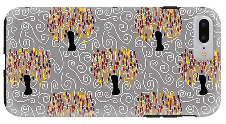 Fall Tree Pattern - Phone Case