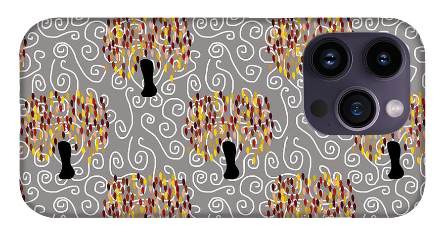 Fall Tree Pattern - Phone Case