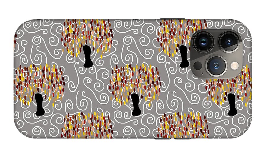 Fall Tree Pattern - Phone Case