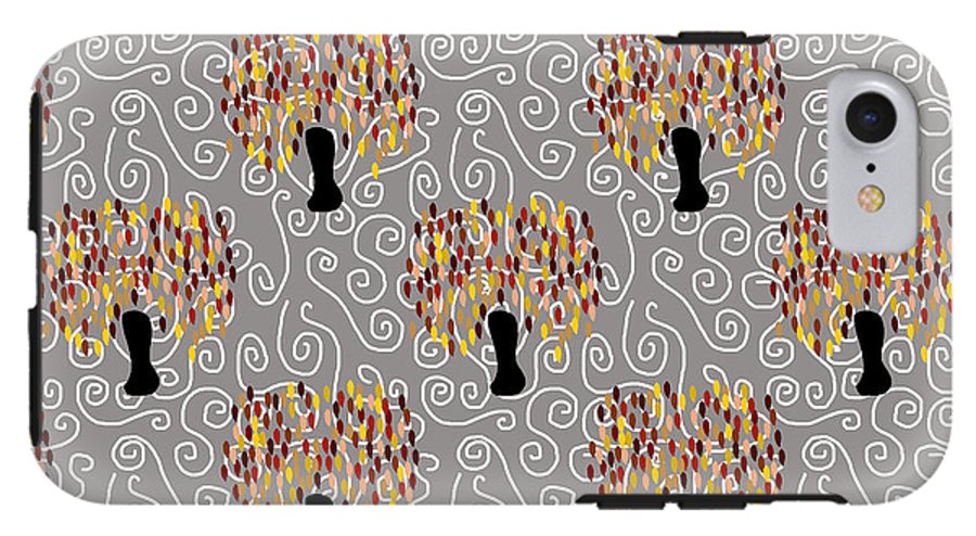 Fall Tree Pattern - Phone Case
