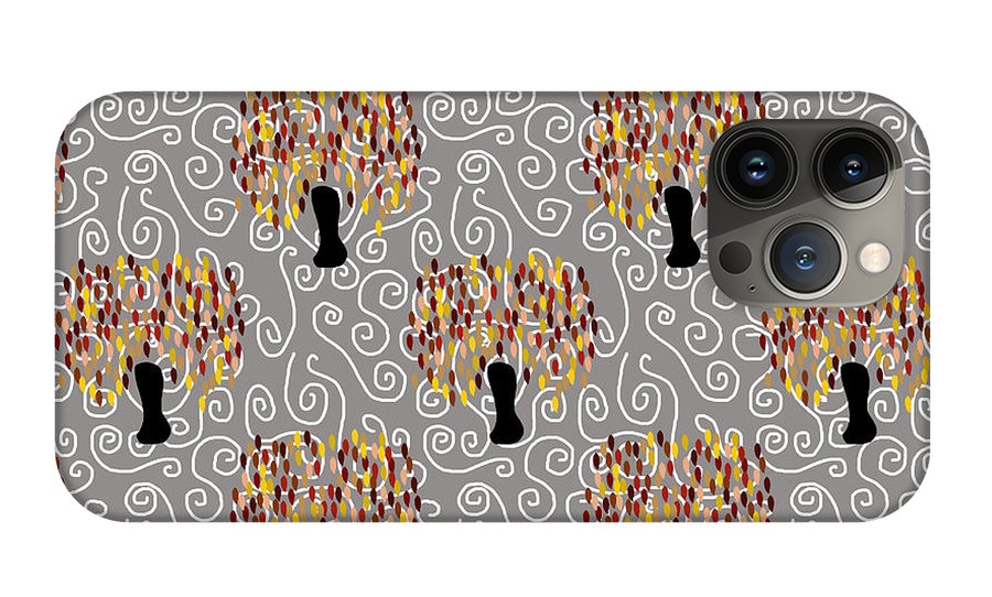 Fall Tree Pattern - Phone Case
