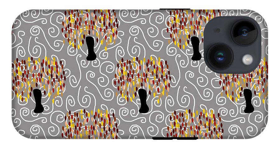 Fall Tree Pattern - Phone Case