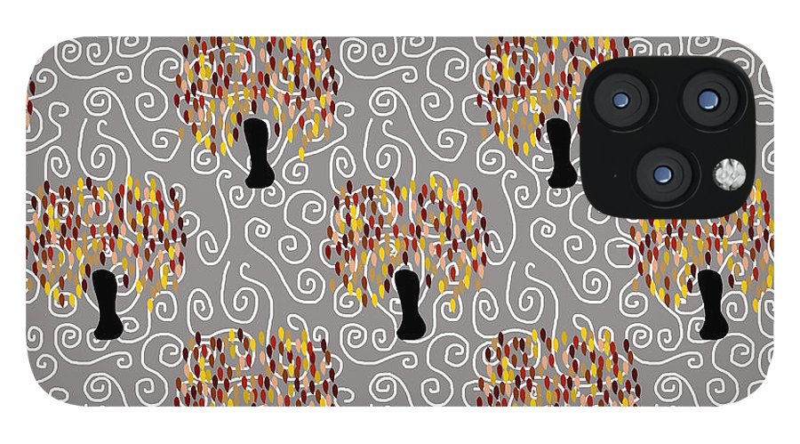 Fall Tree Pattern - Phone Case