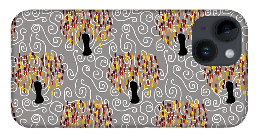 Fall Tree Pattern - Phone Case