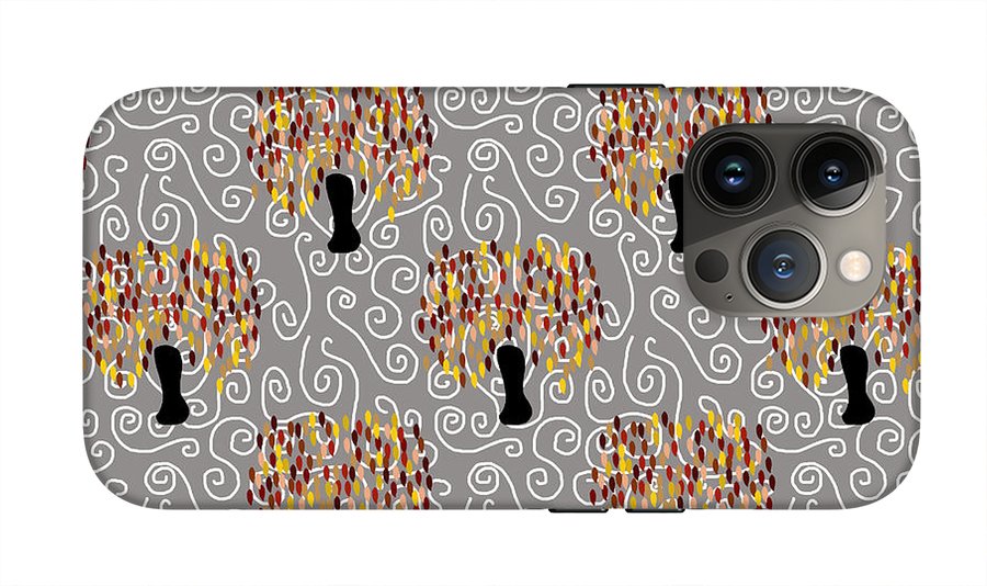 Fall Tree Pattern - Phone Case