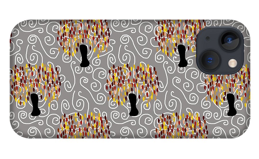 Fall Tree Pattern - Phone Case