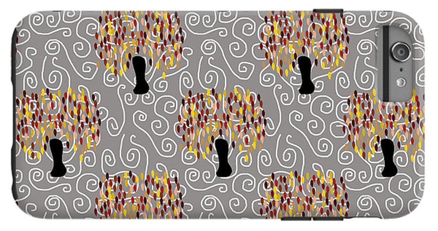 Fall Tree Pattern - Phone Case