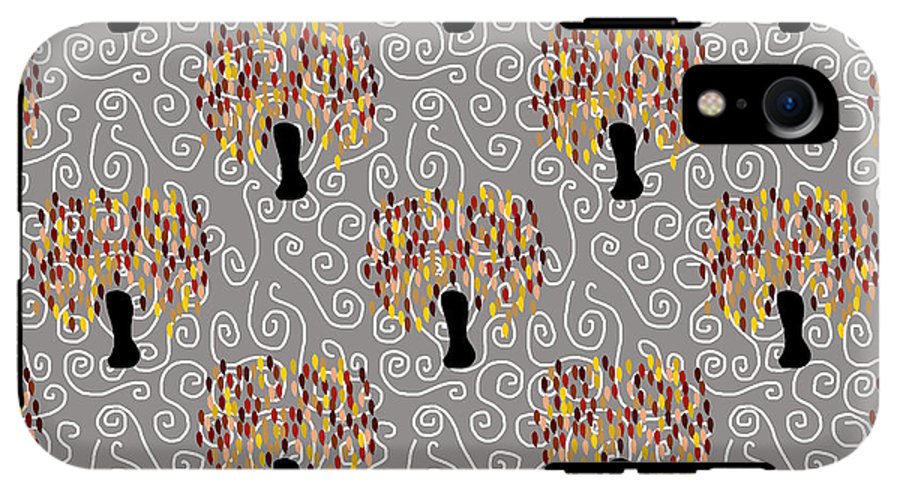 Fall Tree Pattern - Phone Case