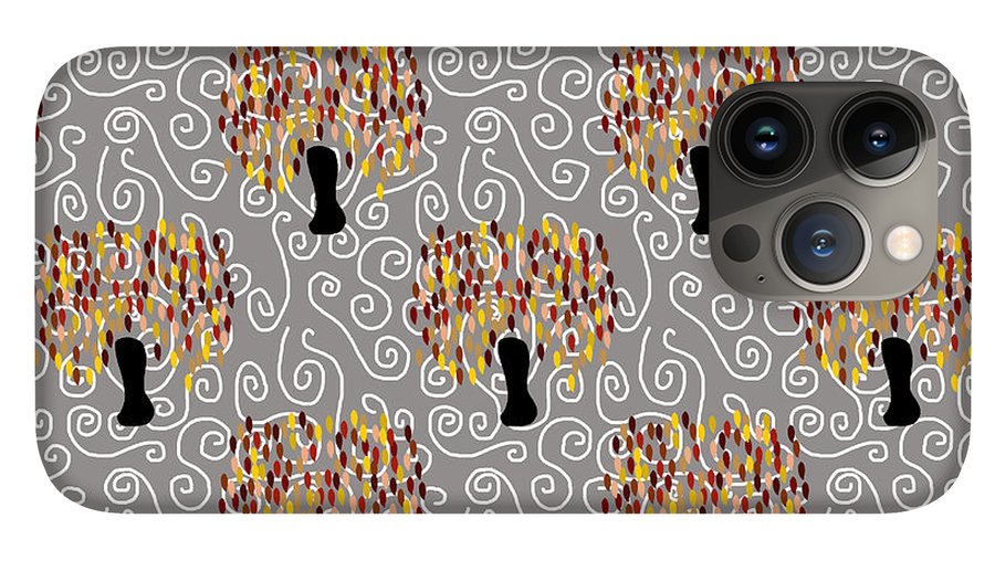 Fall Tree Pattern - Phone Case