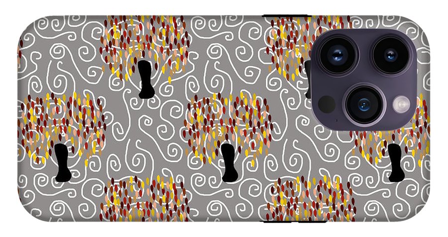 Fall Tree Pattern - Phone Case