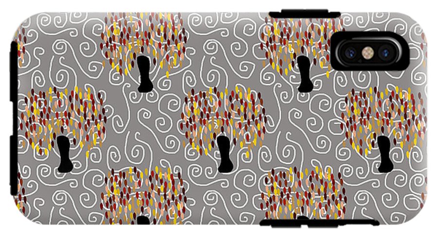 Fall Tree Pattern - Phone Case