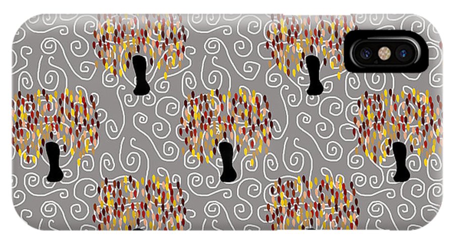 Fall Tree Pattern - Phone Case