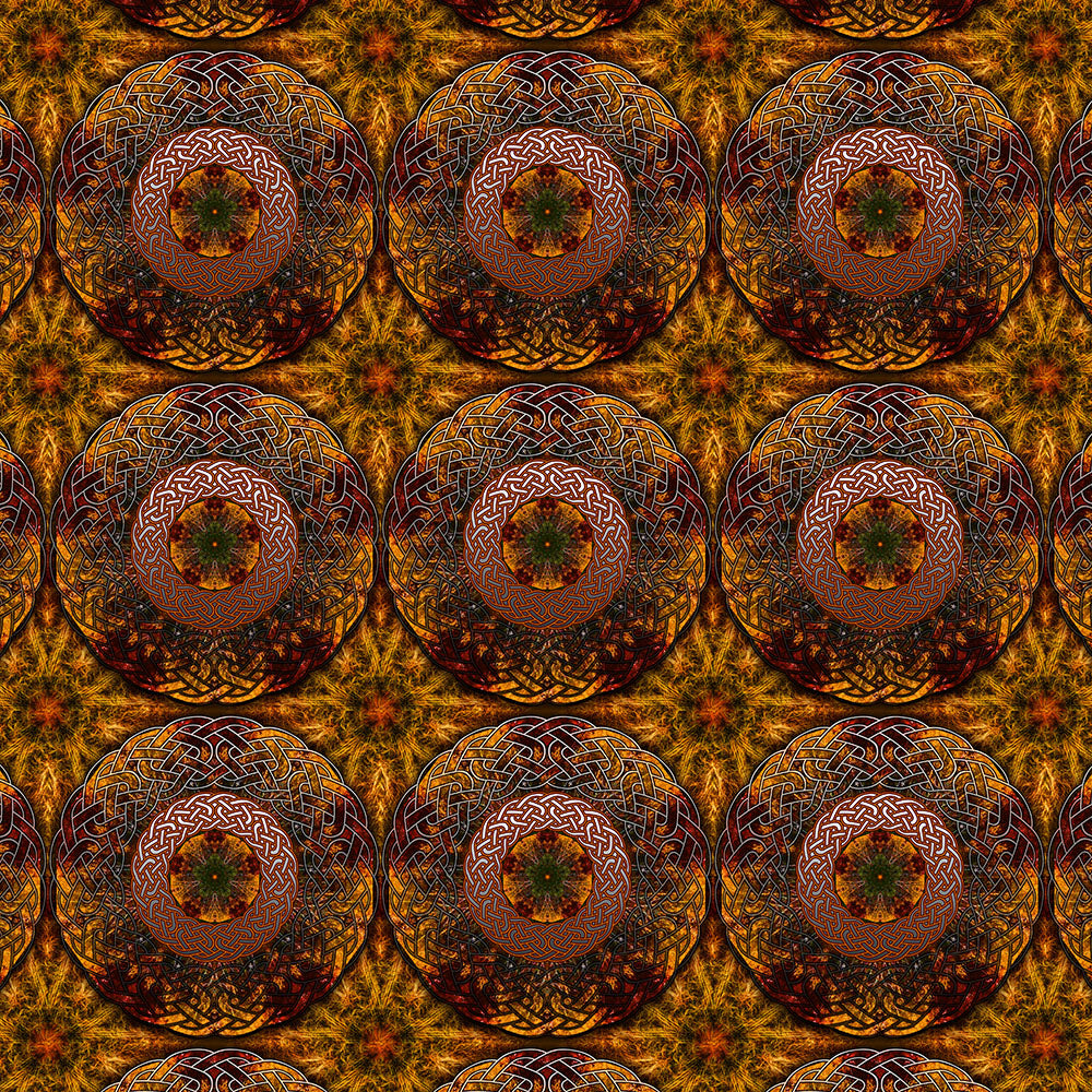 Fall Celtic Knot Pattern Digital Image Download