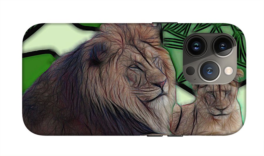 Father Lion - Phone Case