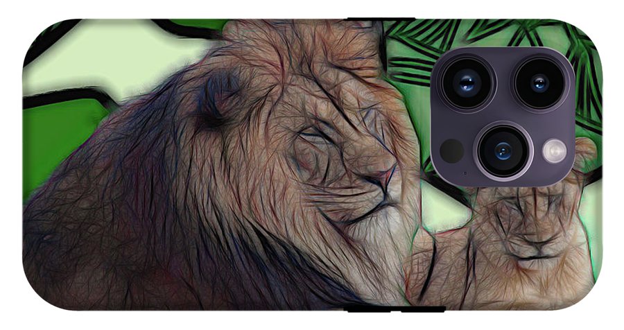Father Lion - Phone Case