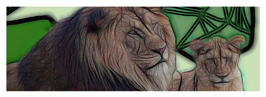 Father Lion - Yoga Mat