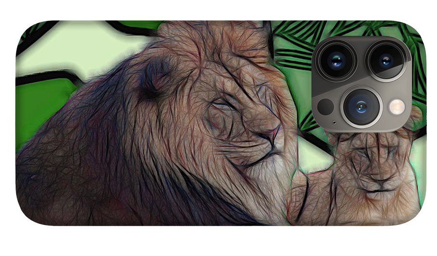 Father Lion - Phone Case