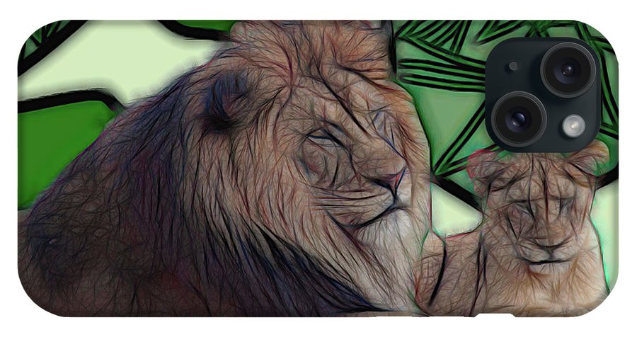 Father Lion - Phone Case