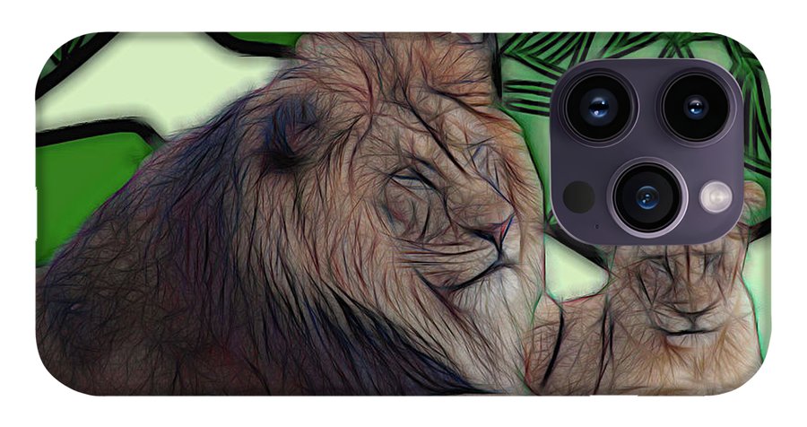 Father Lion - Phone Case