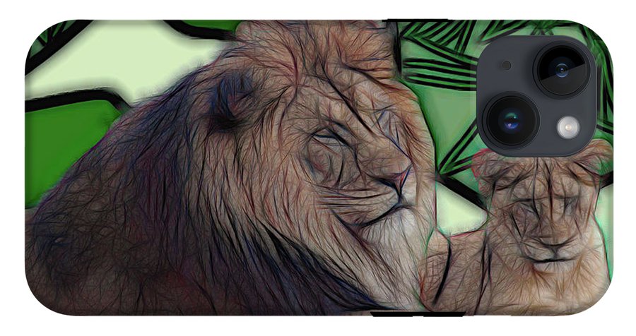 Father Lion - Phone Case