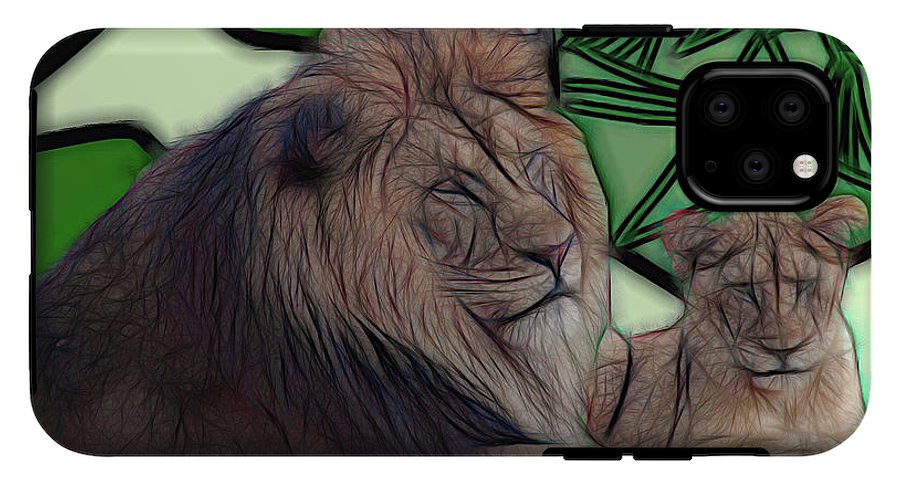 Father Lion - Phone Case