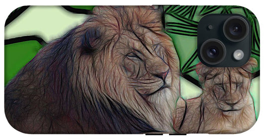 Father Lion - Phone Case