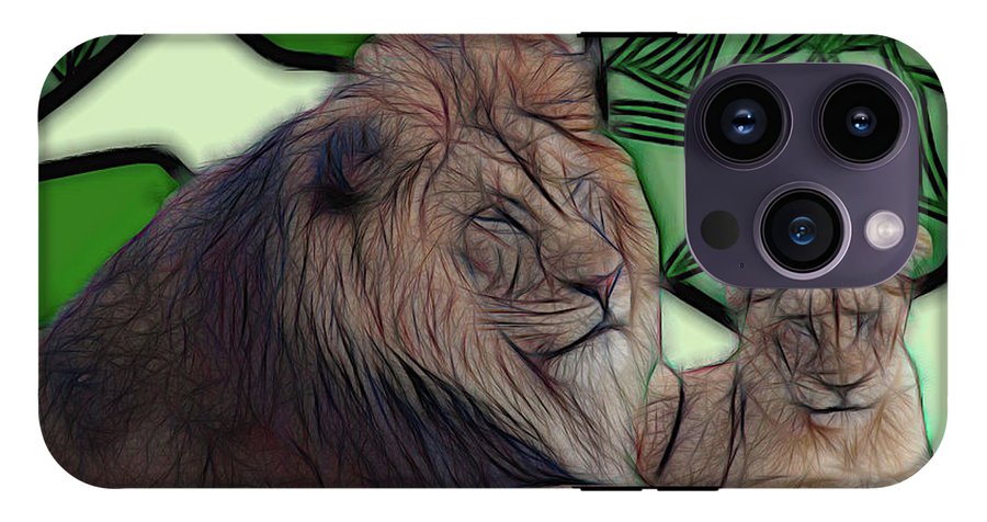 Father Lion - Phone Case