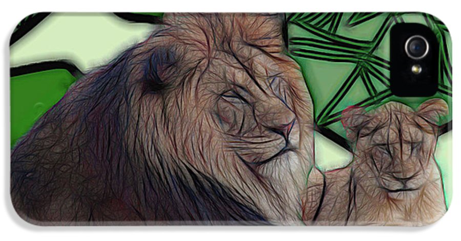 Father Lion - Phone Case
