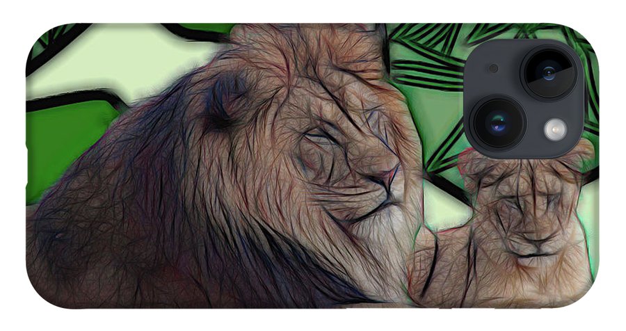 Father Lion - Phone Case