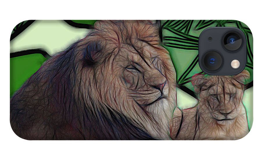 Father Lion - Phone Case
