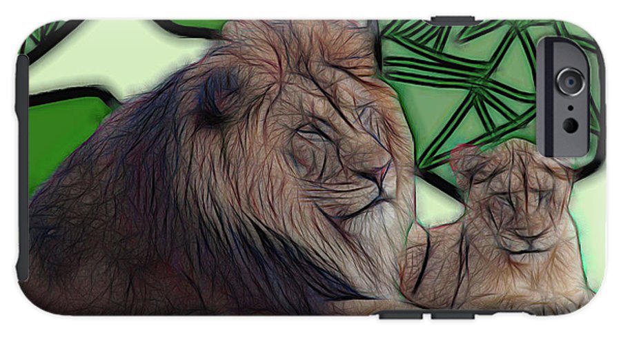 Father Lion - Phone Case