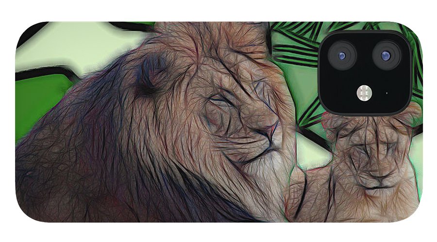 Father Lion - Phone Case