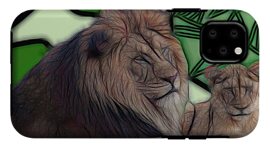 Father Lion - Phone Case