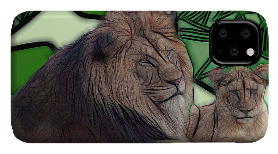 Father Lion - Phone Case