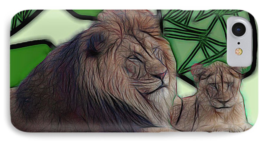 Father Lion - Phone Case