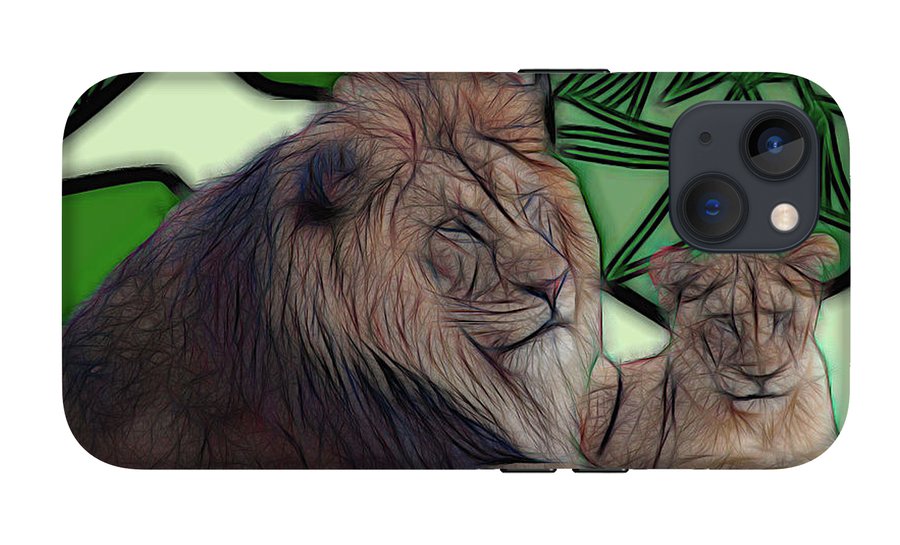 Father Lion - Phone Case