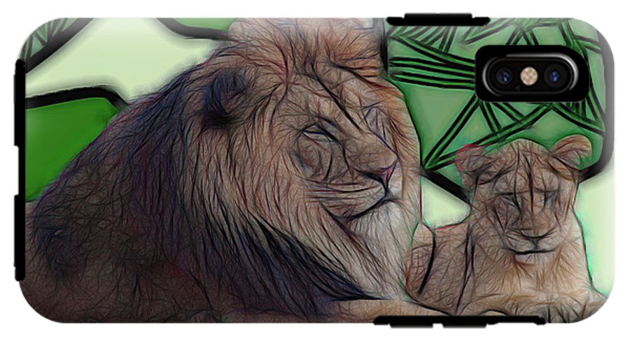 Father Lion - Phone Case