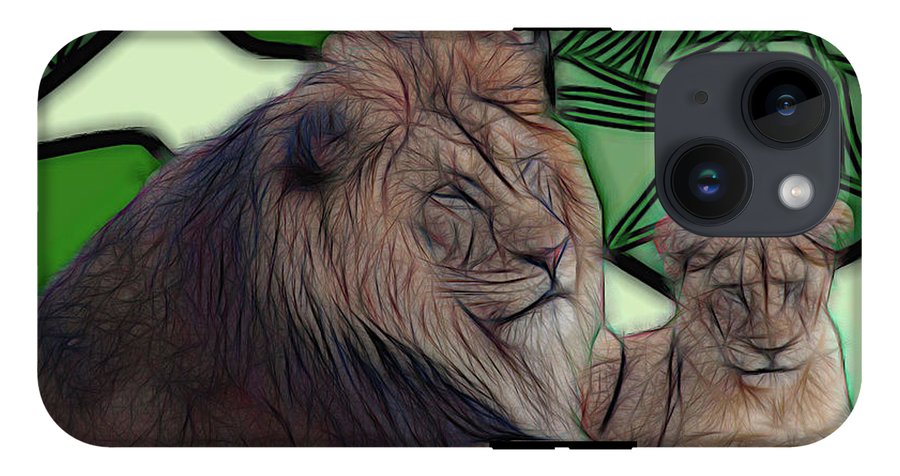 Father Lion - Phone Case
