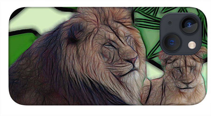 Father Lion - Phone Case