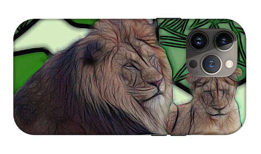 Father Lion - Phone Case