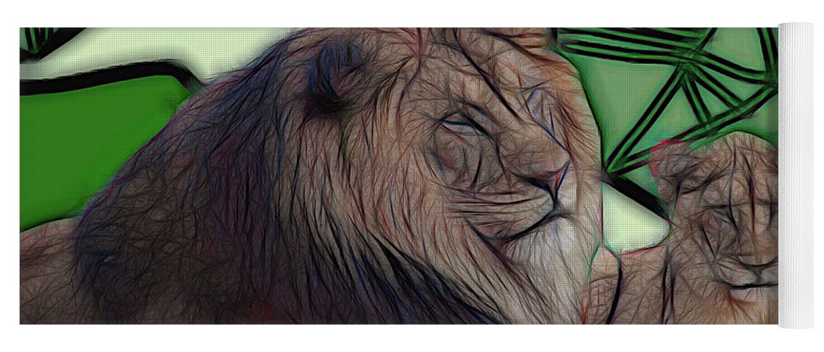Father Lion - Yoga Mat
