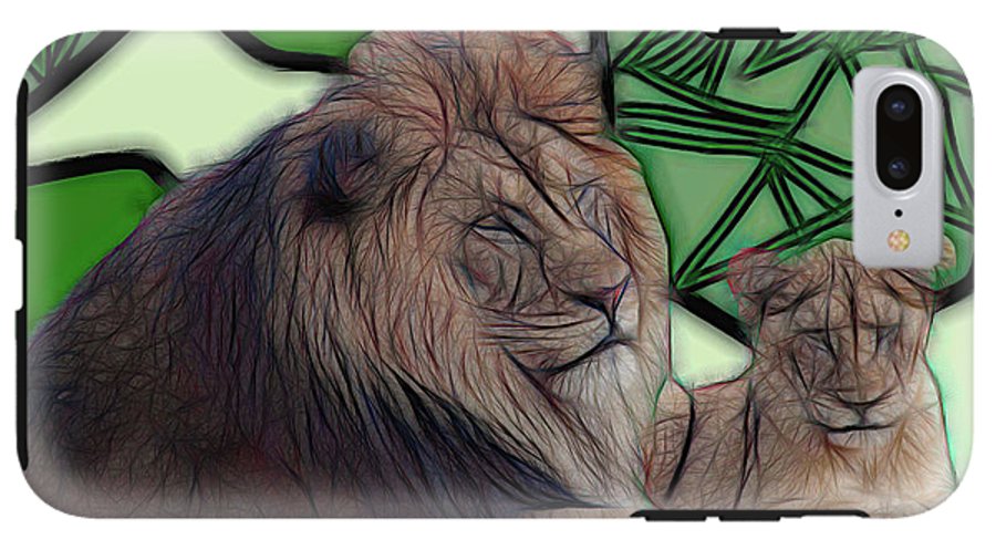 Father Lion - Phone Case