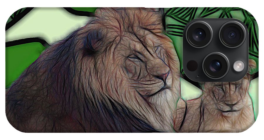 Father Lion - Phone Case